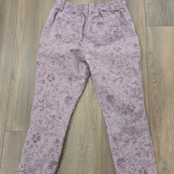 Knox Rose Purple Floral High Rose, Straight Leg Pant, Medium - Picture 5 of 5